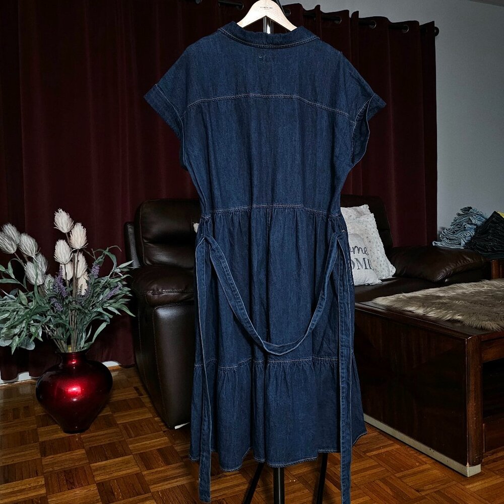 SOFT DENIM DRESS - Picture 2 of 3